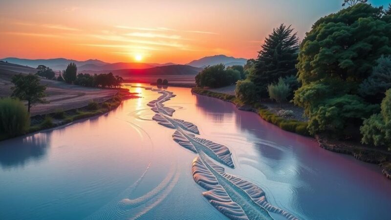 Concerns Rise as Rímac River in Peru Turns Bright Pink Due to Pollution