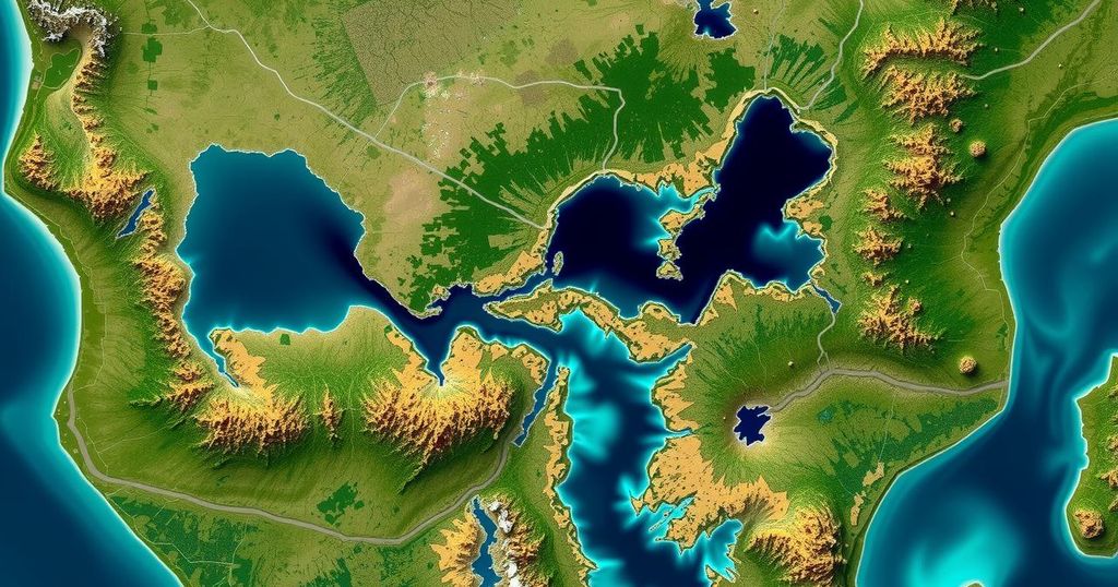 Satellite Imagery Reveals Flood Extent in Botswana as of March 2025