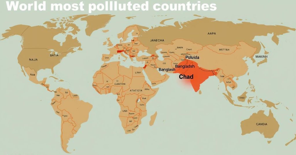 Bangladesh and Chad Ranked as Most Polluted Countries in 2024