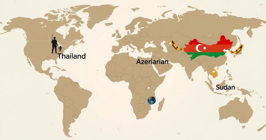 European Parliament Condemns Human Rights Violations in Thailand, Sudan, and Azerbaijan