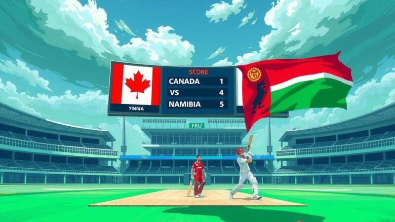 Canada vs Namibia One-Day Match: Live Score, Streaming, and Highlights