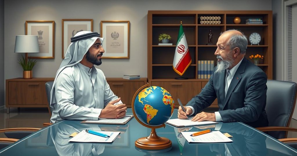 Emirati Diplomat Meets Iran’s Foreign Minister Amidst Nuclear Tensions