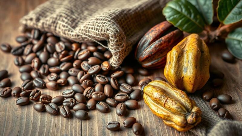 Coffee Prices Drop Amid Supply Concerns; Cocoa Gains Strength