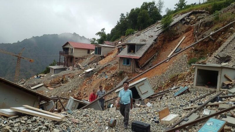 Landslide in Colombia Leaves Four Dead and 100 Families Homeless