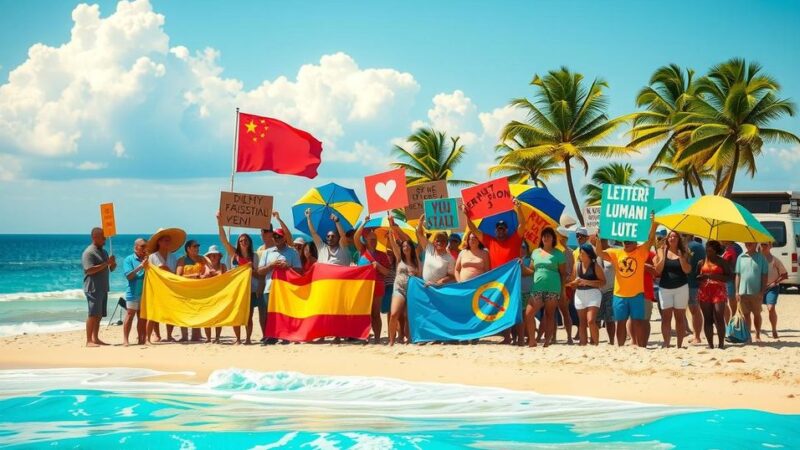 Supporters Rally for Bolsonaro Amid Coup Charges at Copacabana Beach