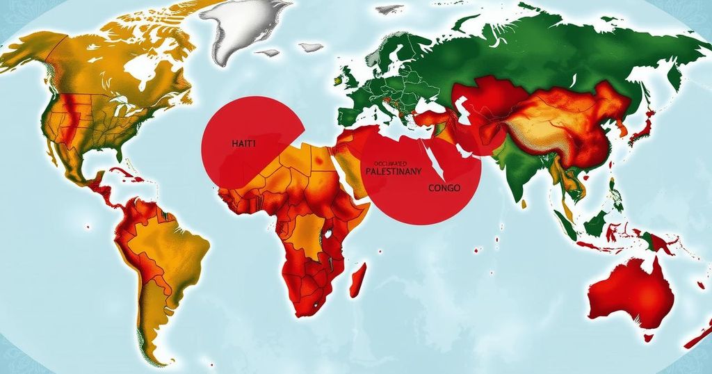 Prolonged Humanitarian Crises: Gaza, Haiti, DRC, and Sudan