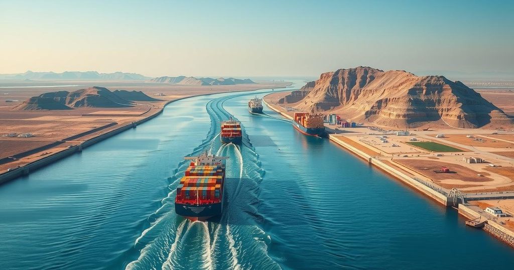 Suez Canal Revenue Drops $800 Million Monthly Due to Houthi Disruptions