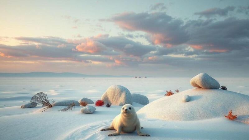 Dozens of Young Seals Stranded on Kazakh Steppe After Snowstorm