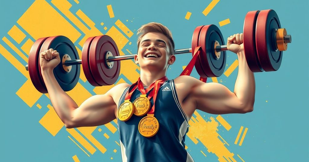 Nehemiah Elder Shines at IWF Championships with Three Golds