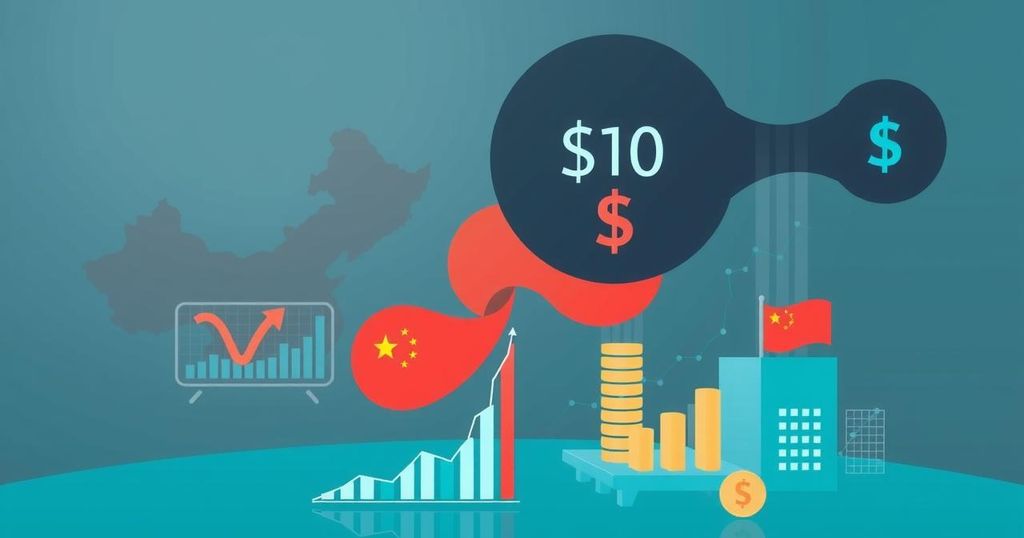 Asia-Pacific markets mixed opening with financial graphs and symbols representing investment and tensions in background.