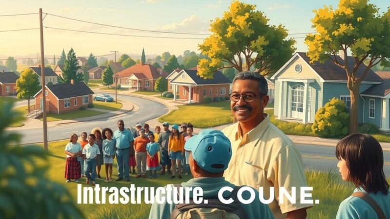 Newly nominated Republican candidate for election campaign focuses on community issues like traffic and education.